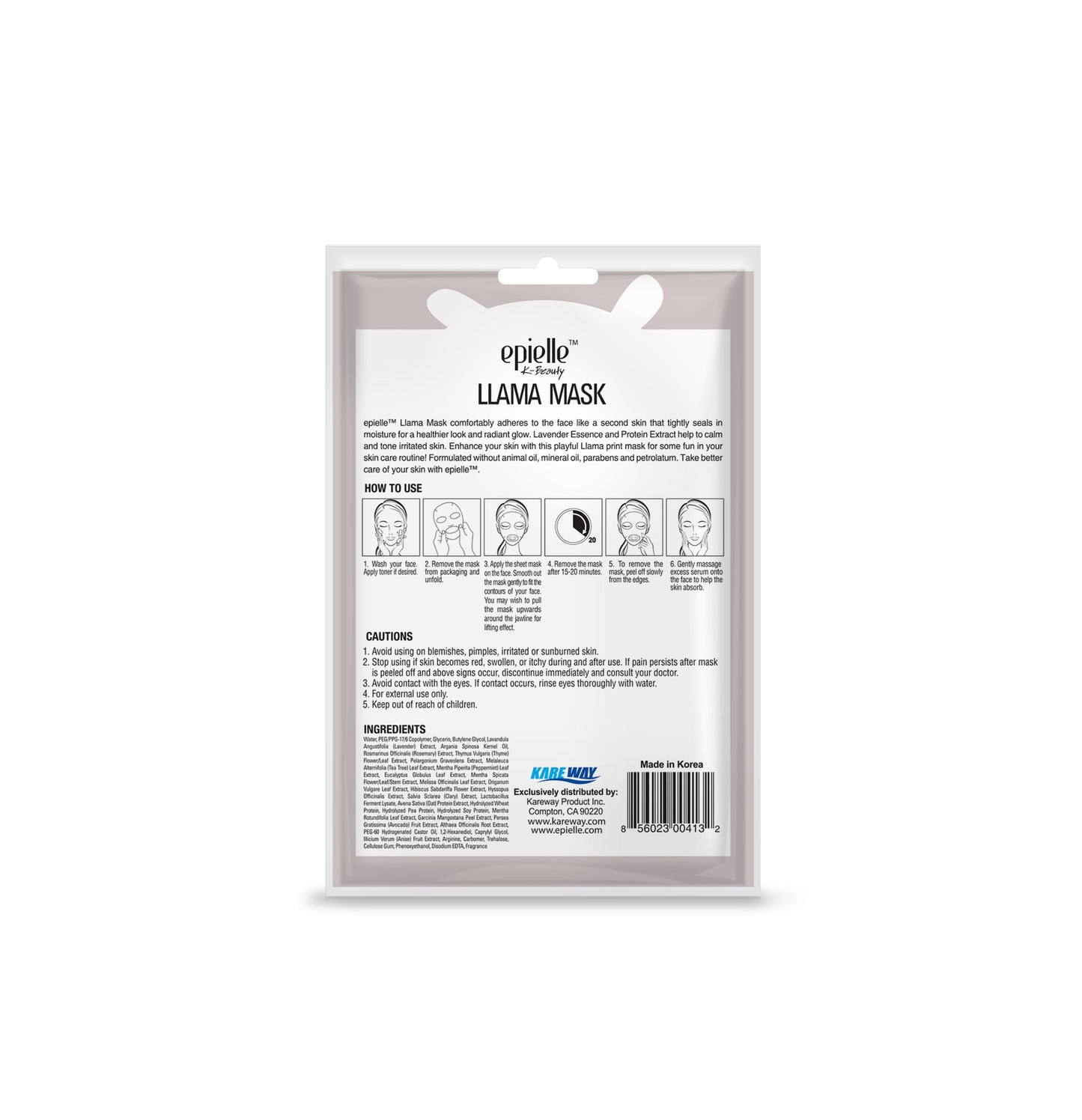 epielle Llama Character Mask