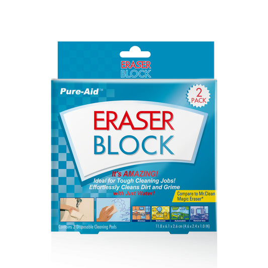 Pure-Aid Eraser Block 2pk