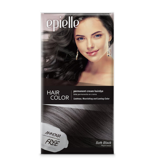 epielle Hair Dye Color for Women - Soft Black