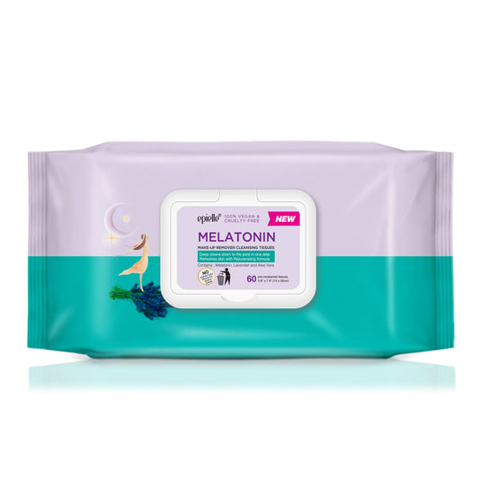 Epielle Melatonin Makeup Remover Cleansing Tissues | 60ct
