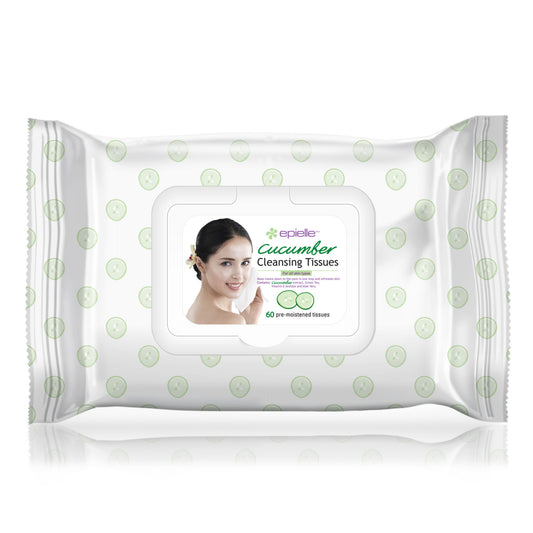 epielle Cucumber Facial Cleansing Tissues | 60ct