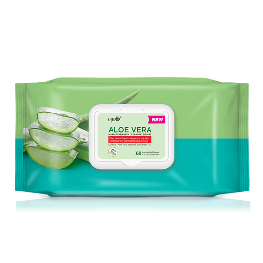 Epielle Aloe Vera Makeup Remover Cleansing Tissues | 60ct