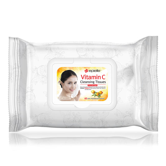 epielle Vitamin C Facial Cleansing Tissues | 60ct