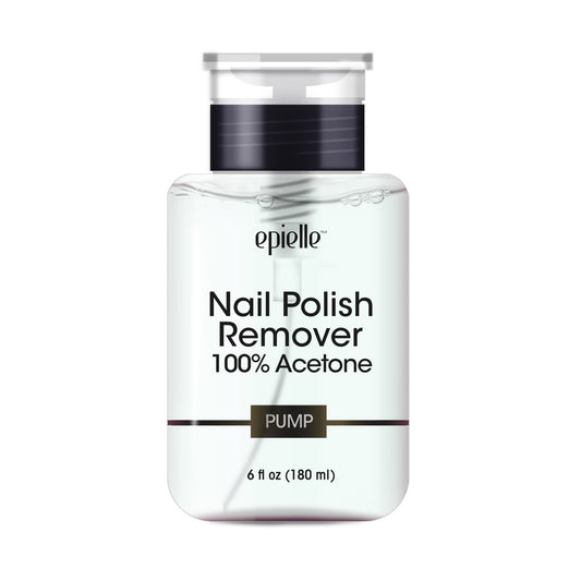 epielle Nail Polish Remover Acetone 100% with pump 6oz