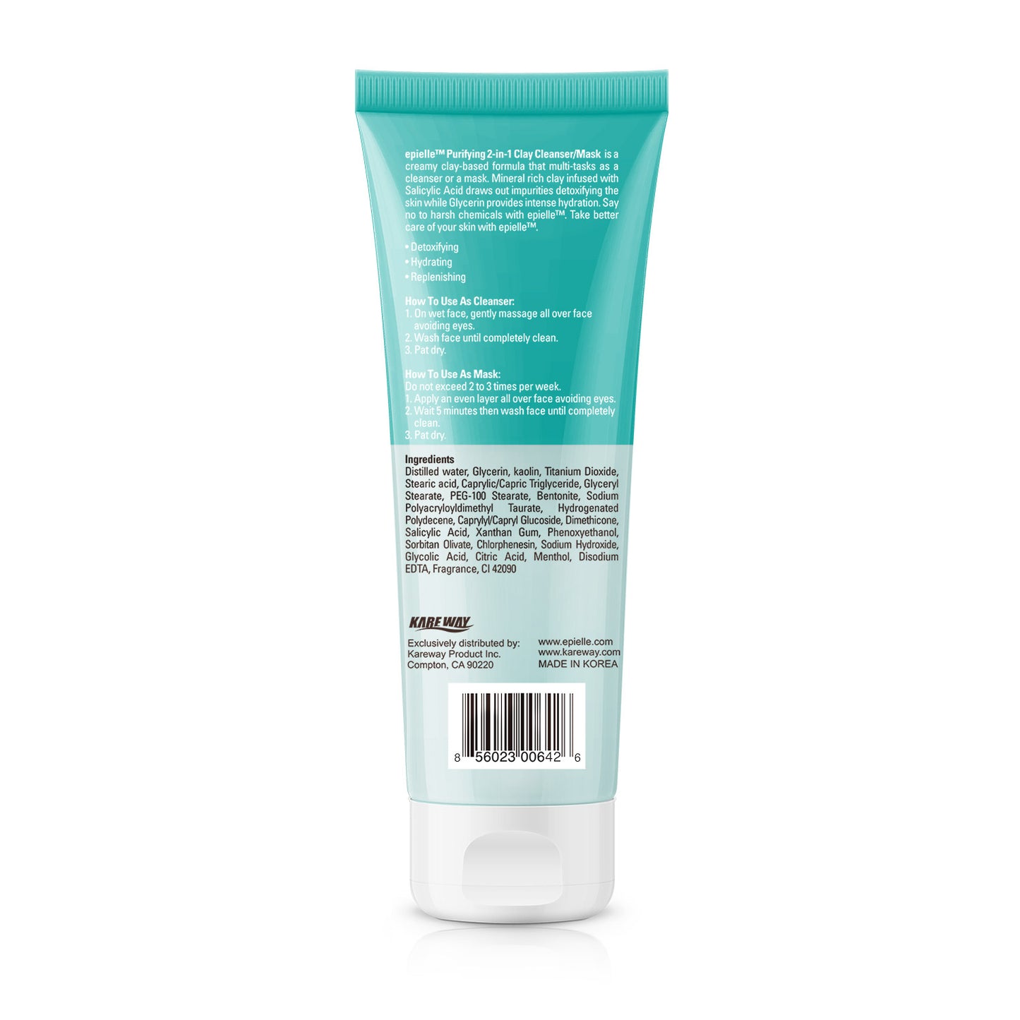 Epielle Purifying Clay 2 in 1 Cleanser Mask