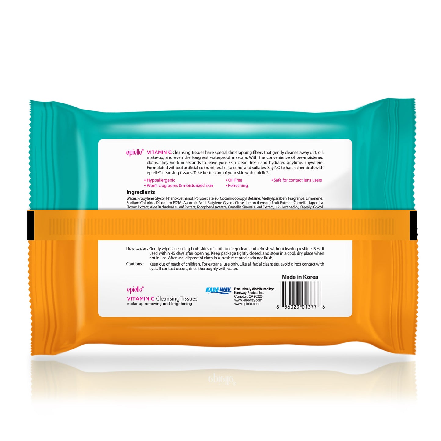 Vitamin C Makeup Removing Cleansing Tissues | 30ct