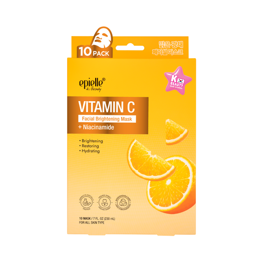Vitamin C Facial Brightening Mask + Niacinamide | 10 Count