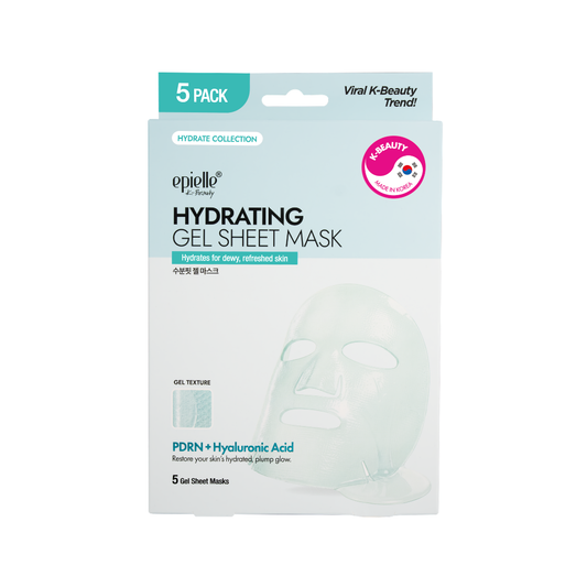 Hydrating Gel Sheet Mask | PDRN + Hyaluronic Acid | 5 Count
