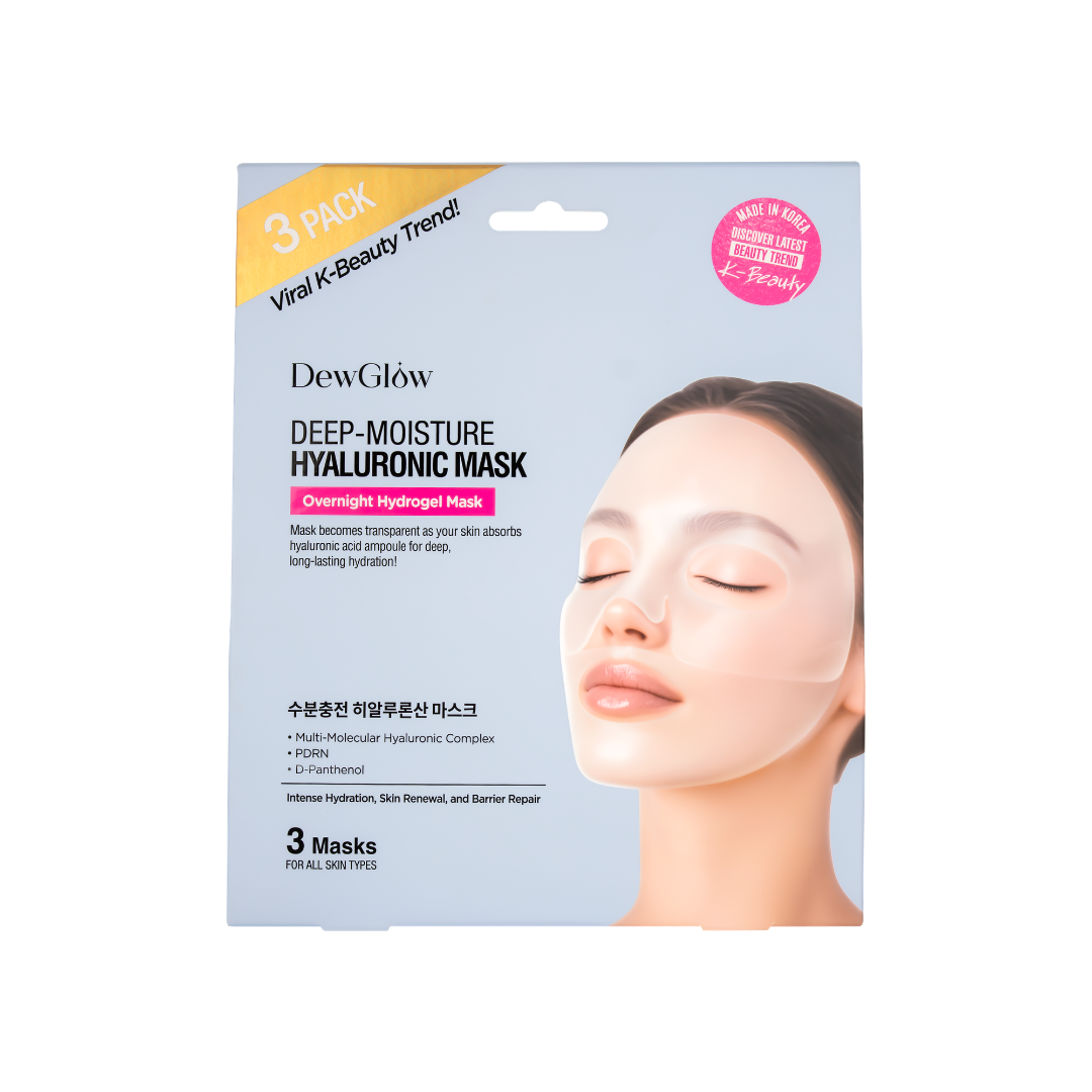 DewGlow Deep-Moisture Hyaluronic Mask | 3 Count