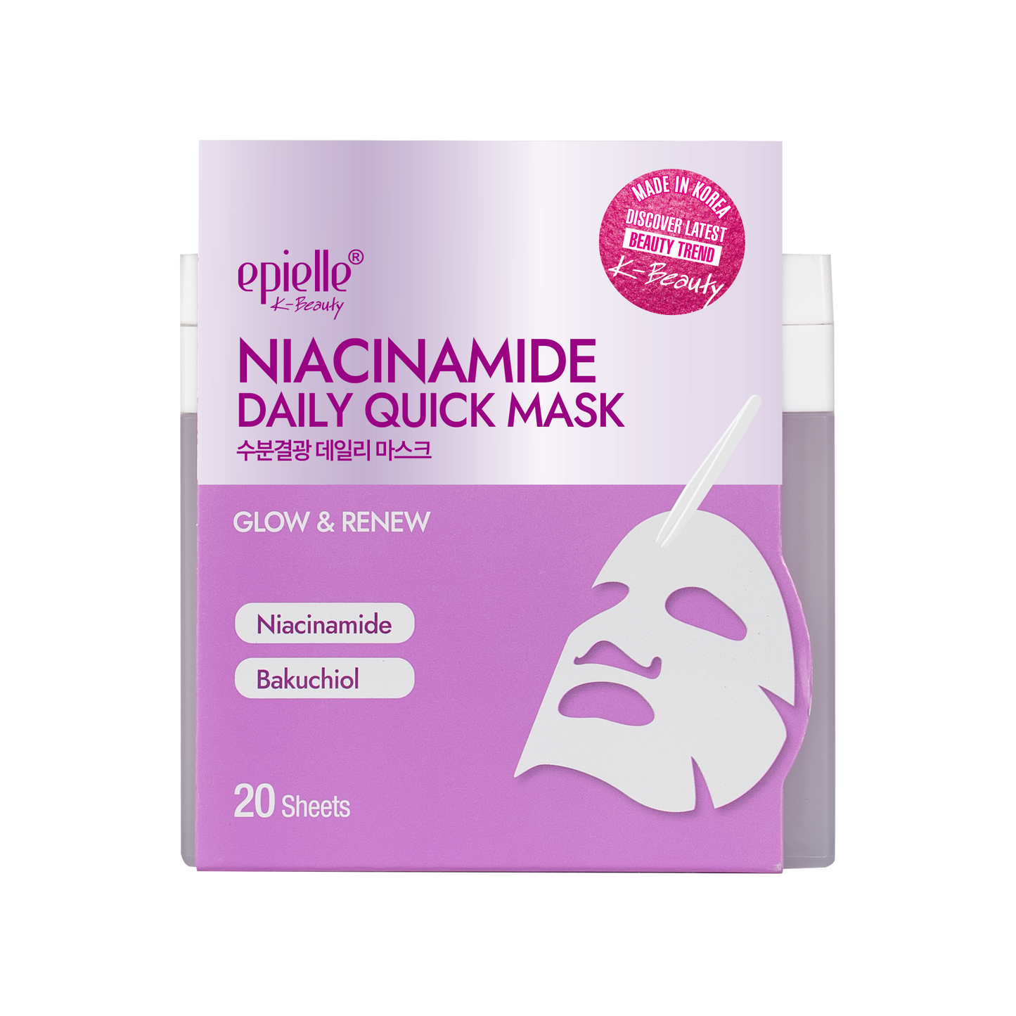 Epielle Daily Quick Mask (Niacinamide) | 20 Masks