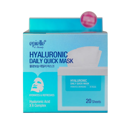 Epielle Daily Quick Mask (Hyaluronic Acid + Panthenol) | 20 Masks