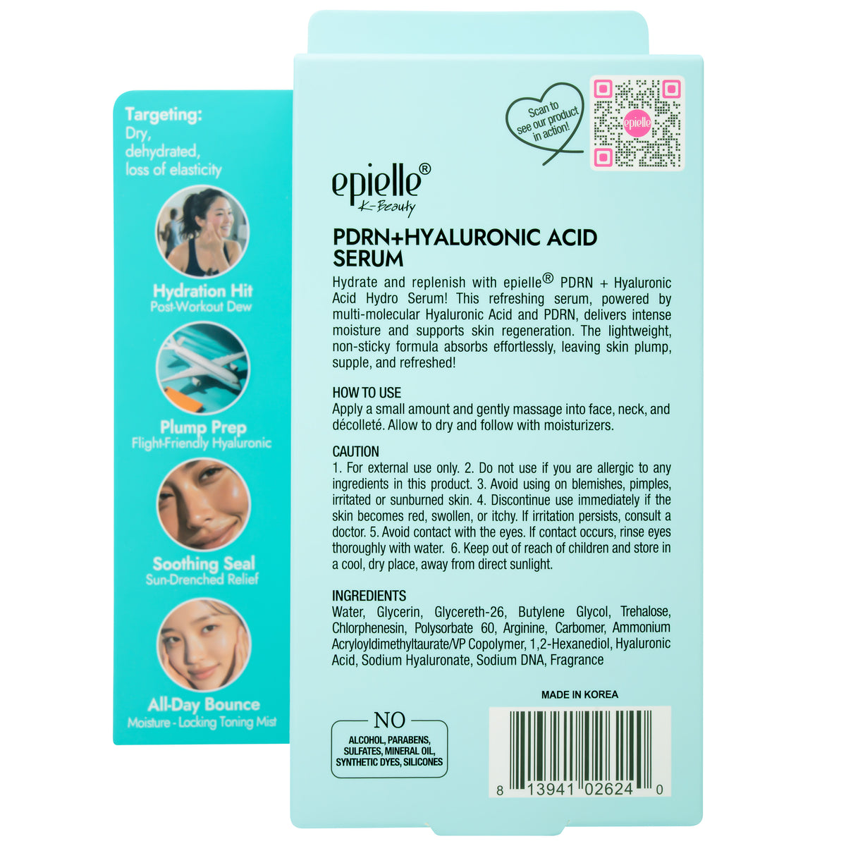 epielle 95% Facial Serum PDRN + HA