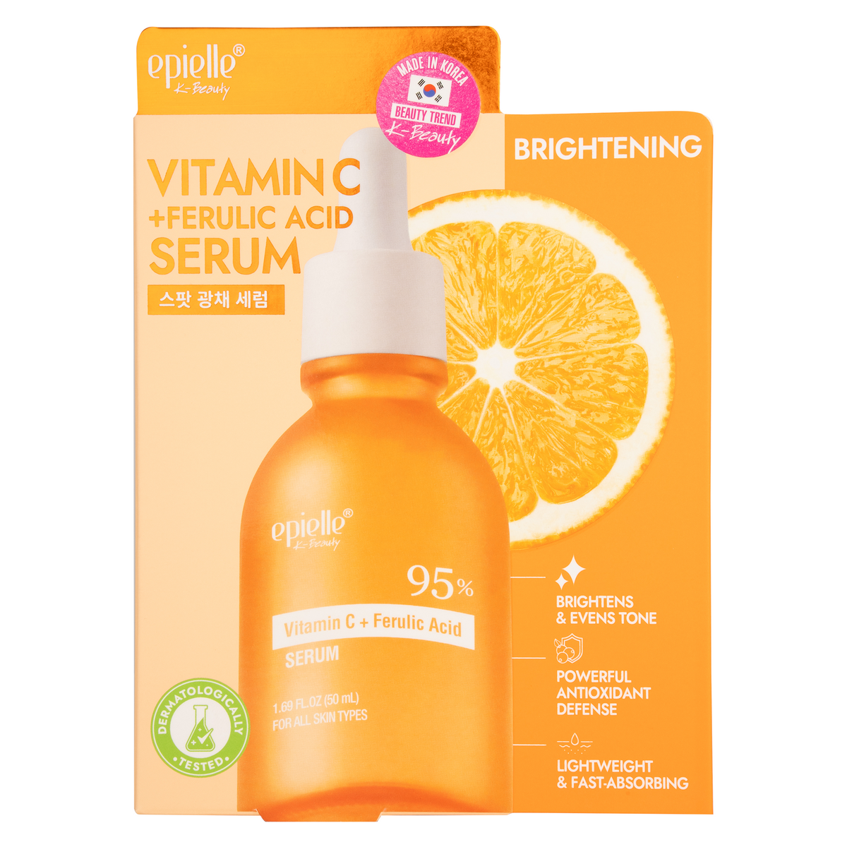 epielle 95% Facial Serum Vitamin C + Ferulic Acid