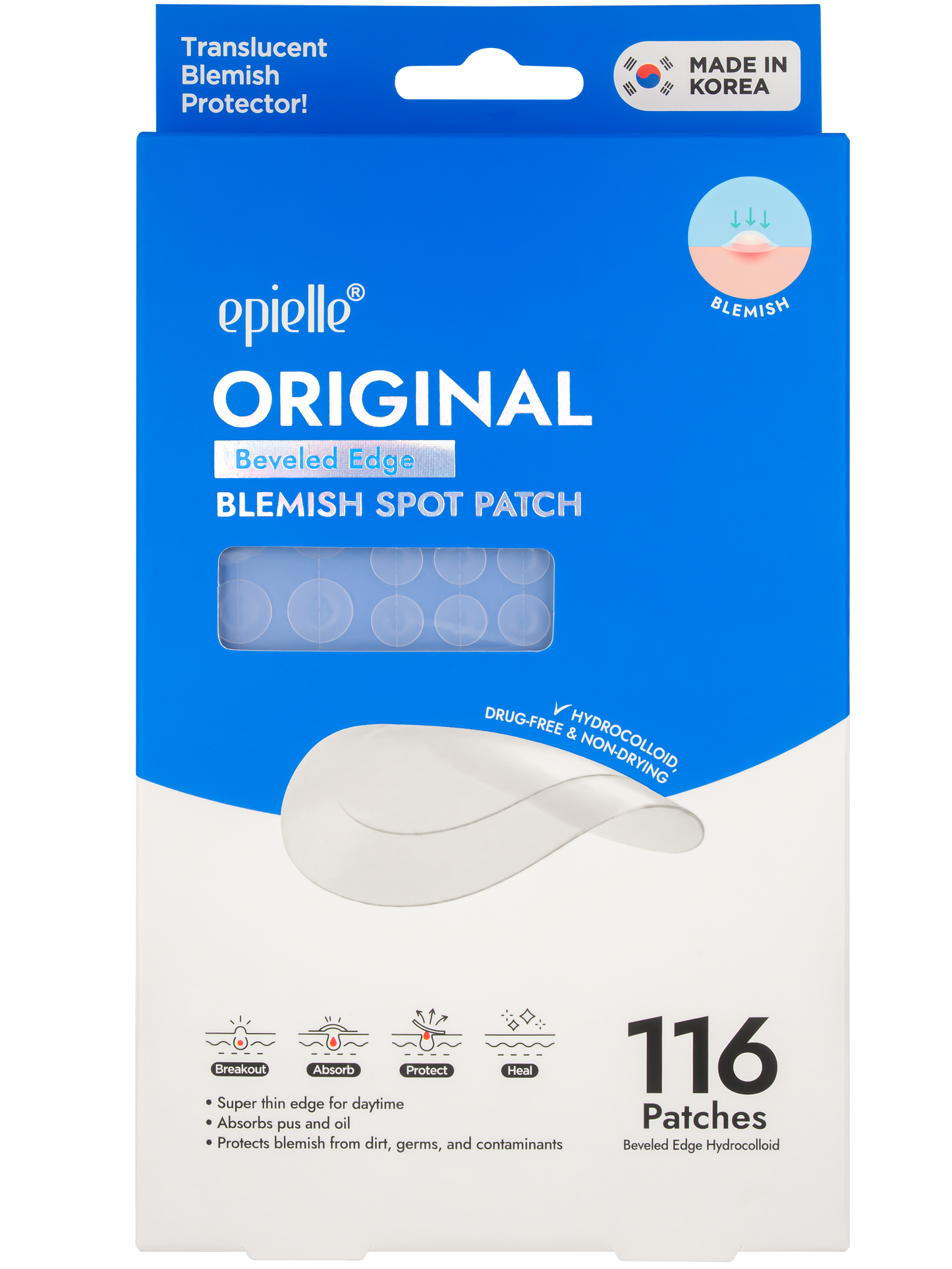 epielle Original Beveled Edge Blemish Spot Patch