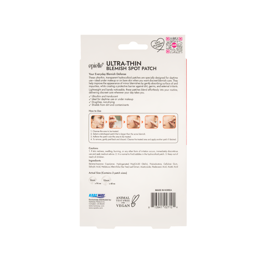 Ultra Thin Transparent Blemish Spot Patch | 144 Count