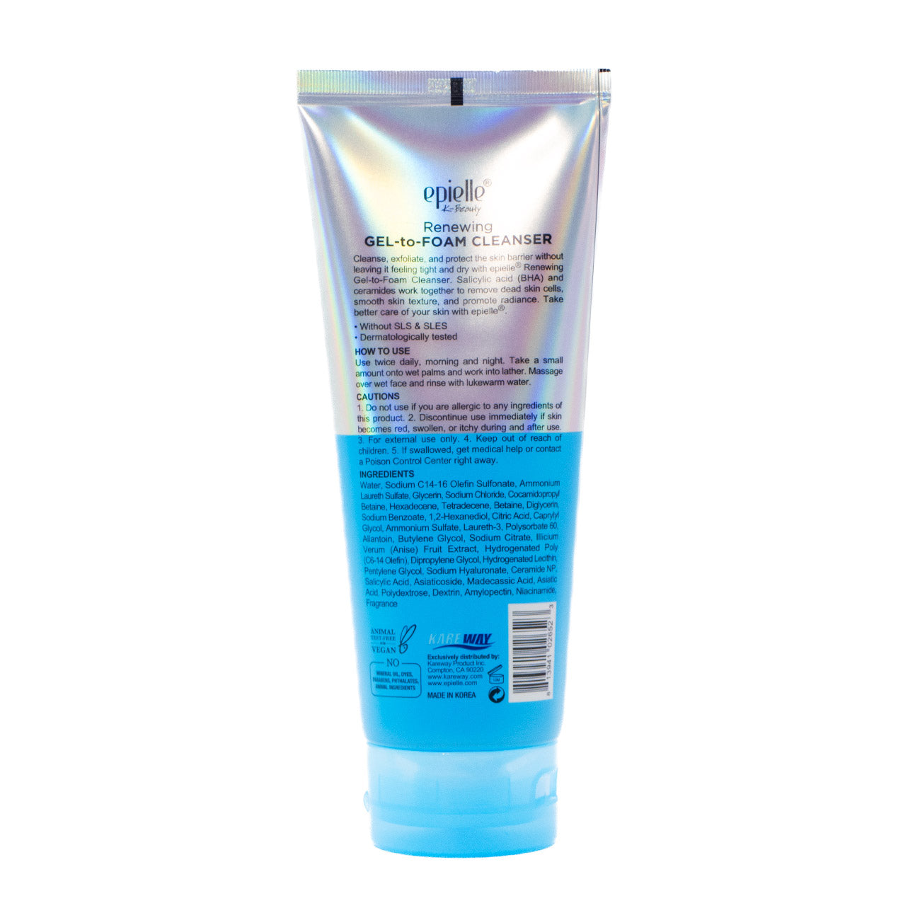 Epielle Renewing Gel to Foam Cleanser
