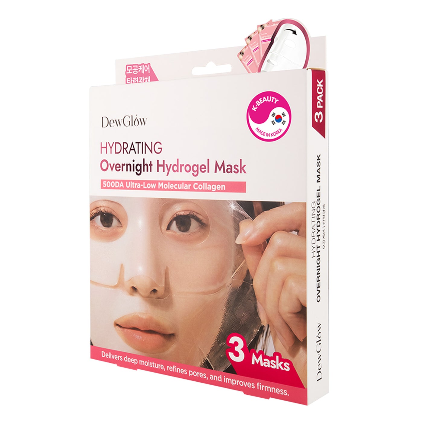 DewGlow Deep-Hydration Overnight Hydrogel Mask