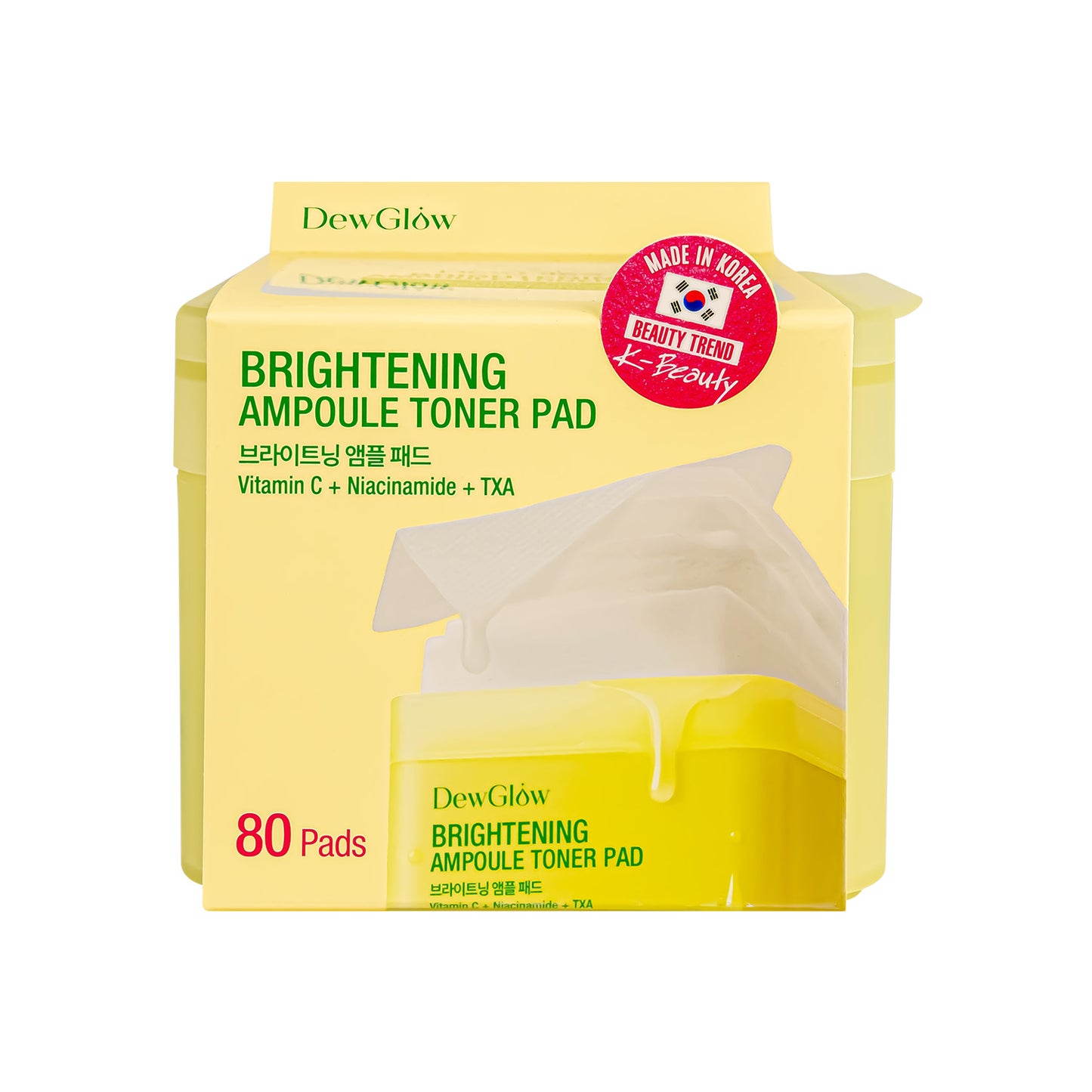 DewGlow Brightening Ampoule Toner Pads