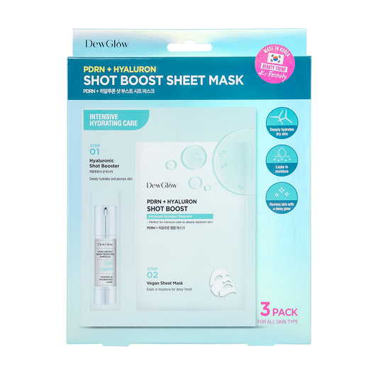DewGlow PDRN + Hyaluron Shot Boost Sheet Mask