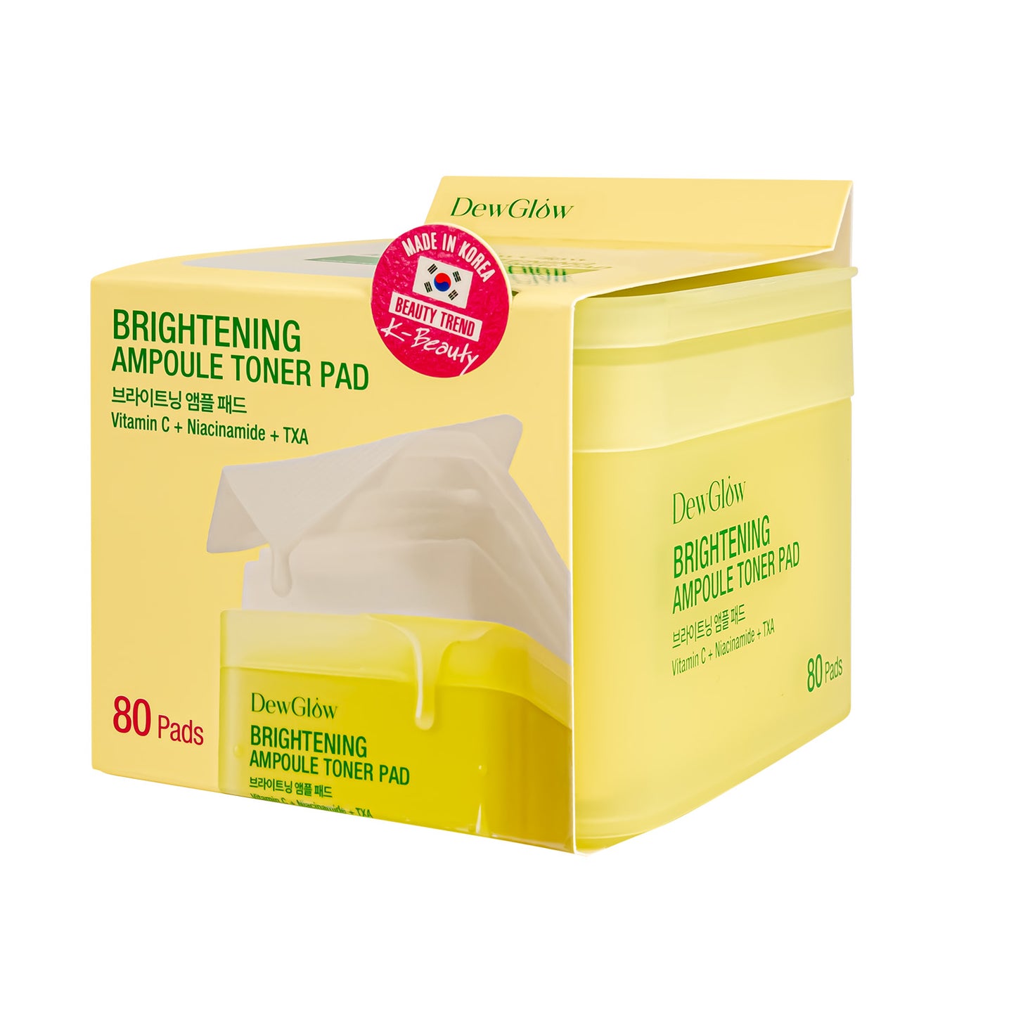 DewGlow Brightening Ampoule Toner Pads