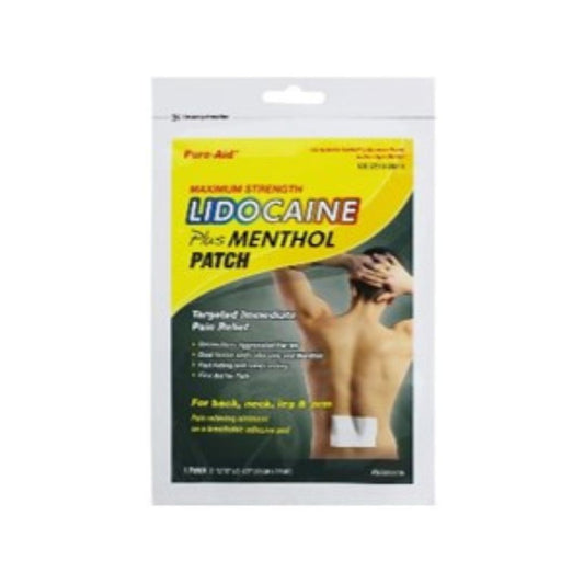 Pure-Aid Lidocaine Menthol Patch