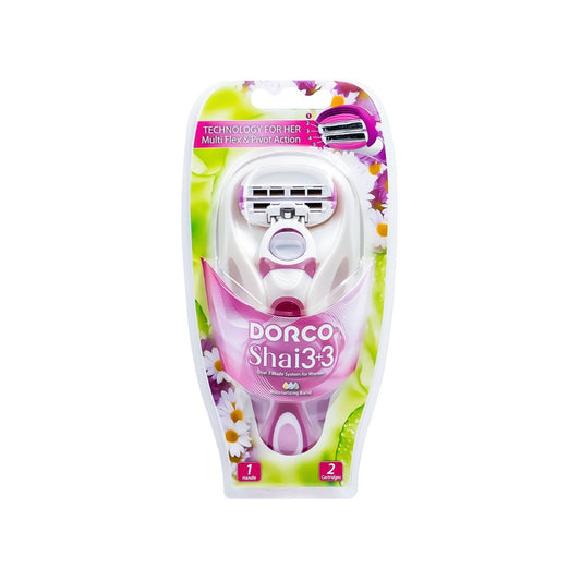 Dorco Shai 3+3 | Six Blade Razor Shaving System