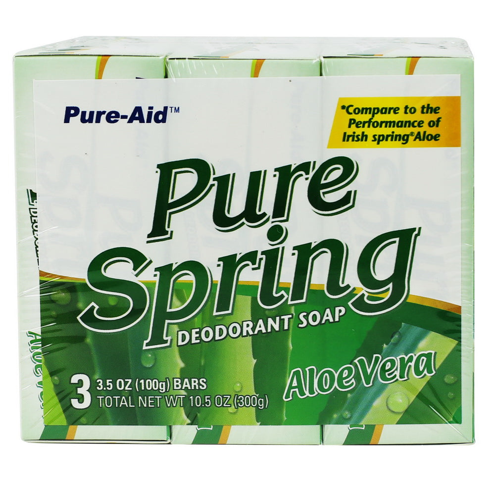 Pure-Aid Pure Spring Aloe Vera Soap