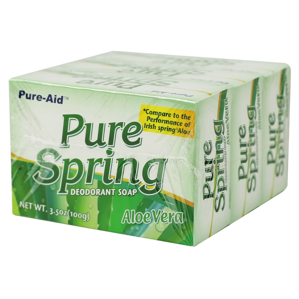 Pure-Aid Pure Spring Aloe Vera Soap