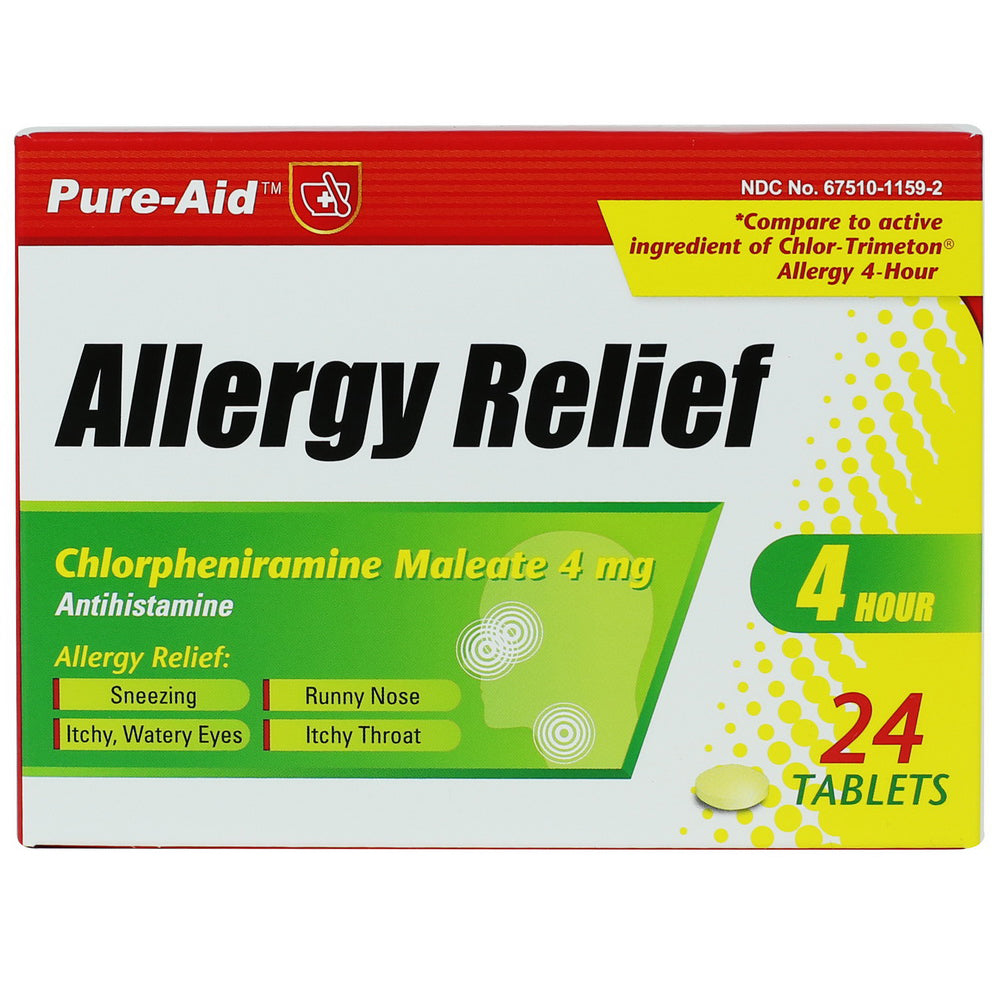 Pure-Aid Allergy Relief Tablet | 24ct