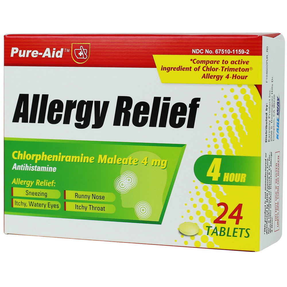 Pure-Aid Allergy Relief Tablet | 24ct