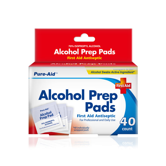 Pure-Aid Alcohol Prep Pads | 40ct