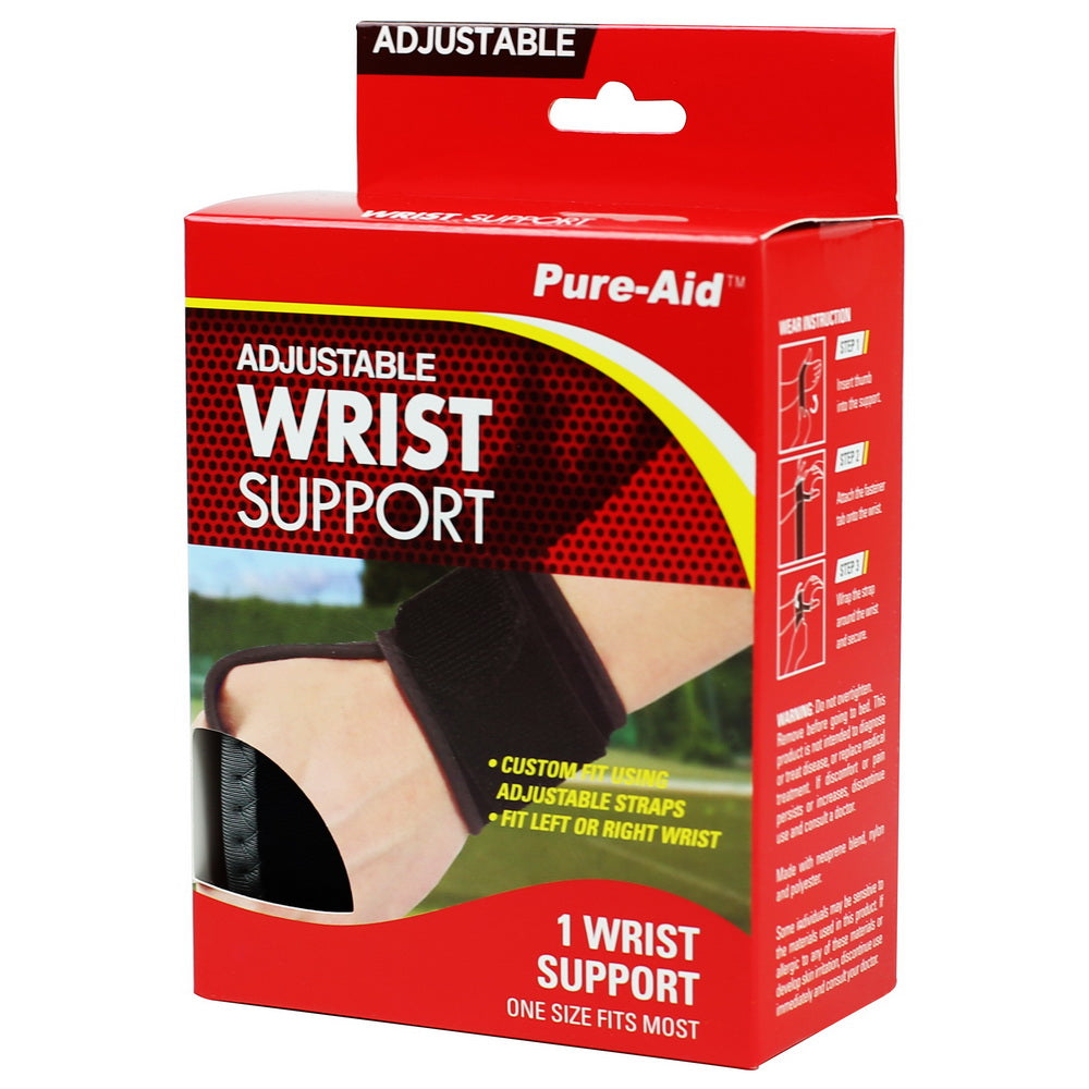 Pure-Aid Adjustable Wrist Support