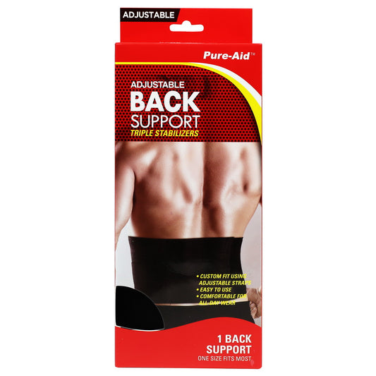 Pure-Aid Adjustable Back Support