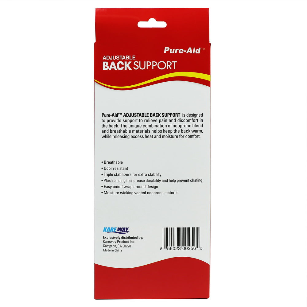 Pure-Aid Adjustable Back Support