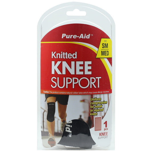 Pure-Aid Knitted Knee Support (S-M)