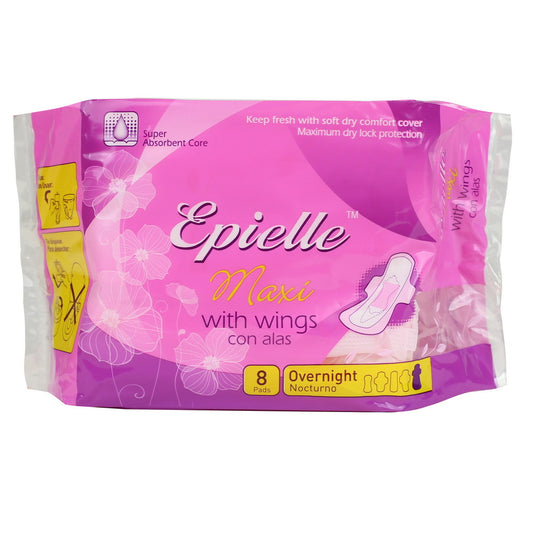epielle Feminine Maxi with Wings (Overnight) | 8ct