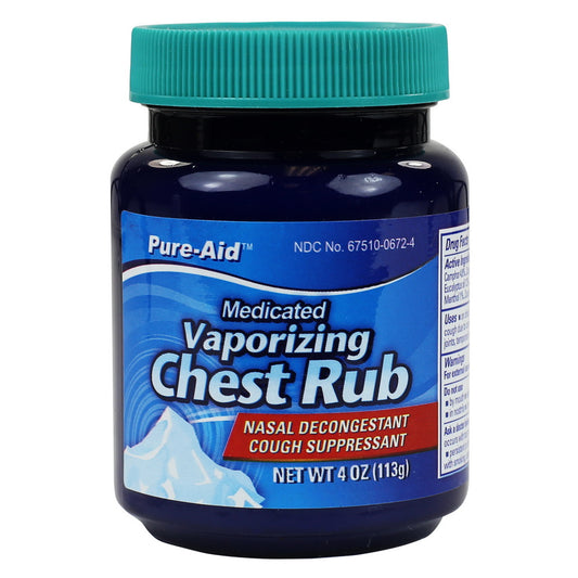 Pure-Aid Medicated Vaporizing Chest Rub | 4oz