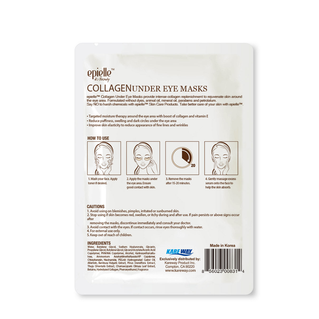 epielle Collagen Under Eye Mask | 2ct