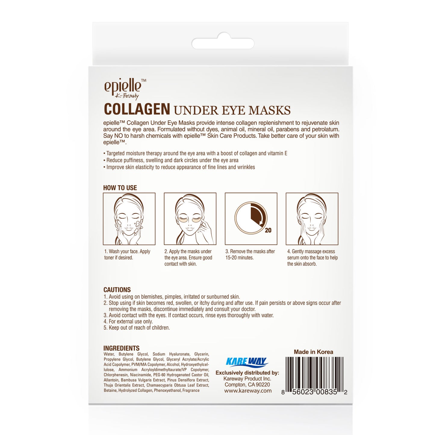 epielle Collagen Under Eye Mask | 2ct