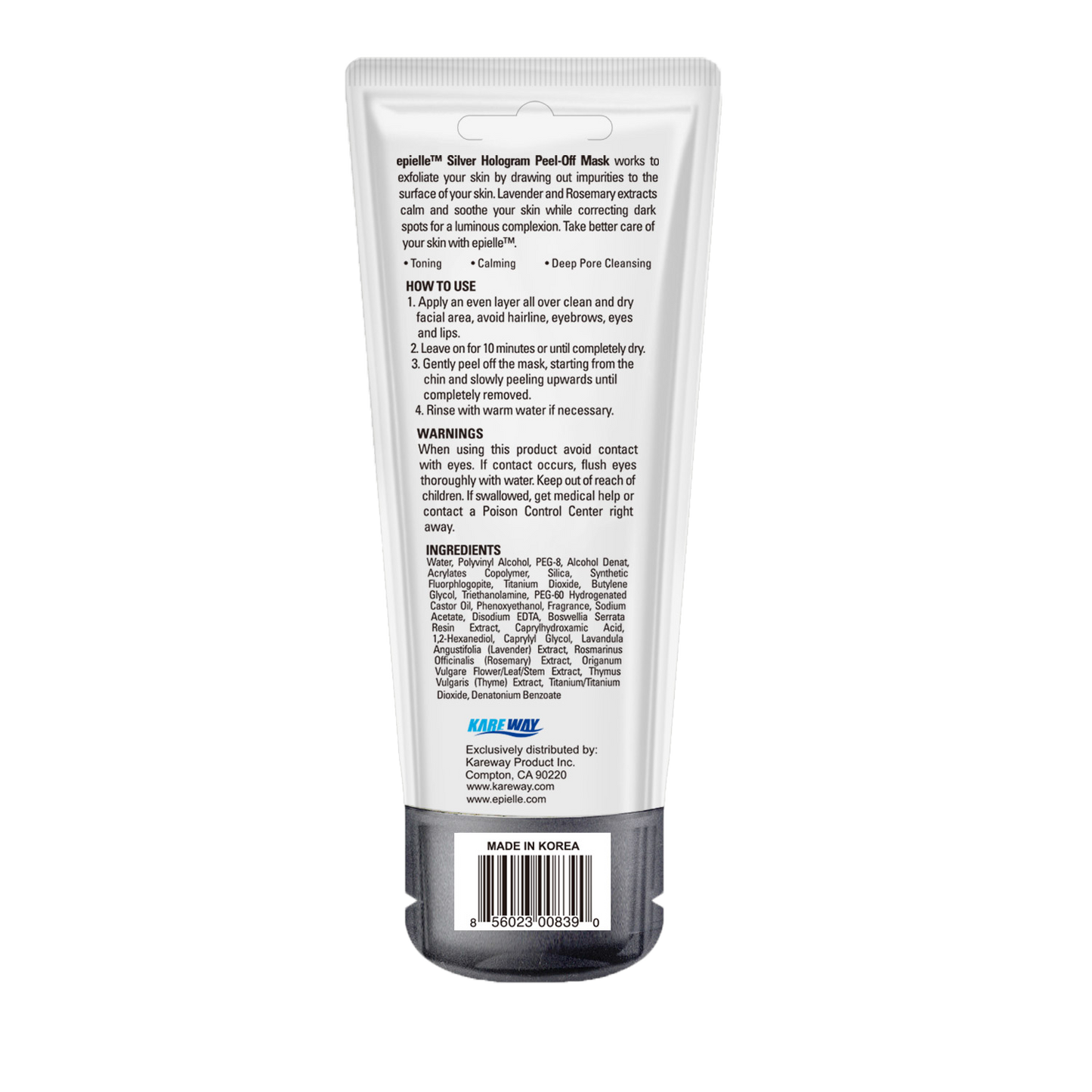 epielle Silver Hologram Peel-off Mask
