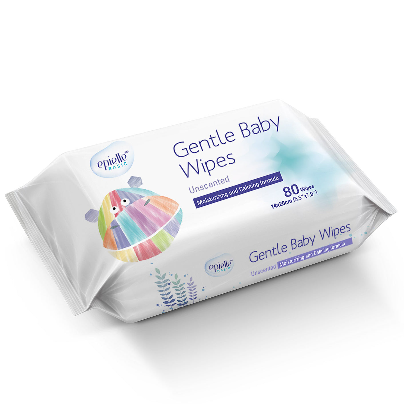 epielle Basic Gentle Baby Wipes (Unscented) 80ct Kareway