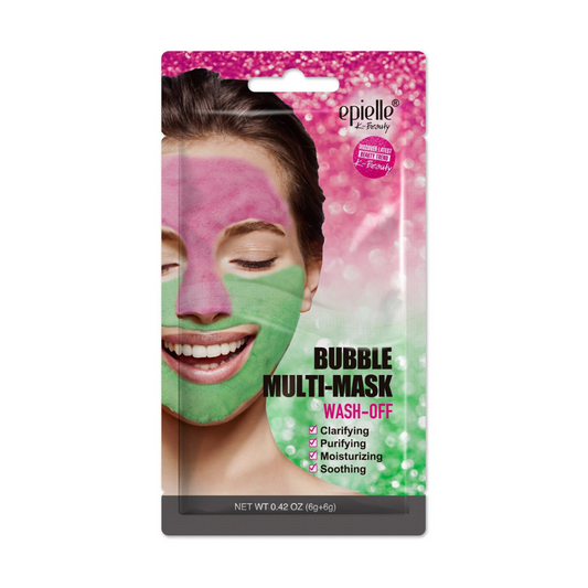 epielle Pink & Green Bubble Multi-Mask
